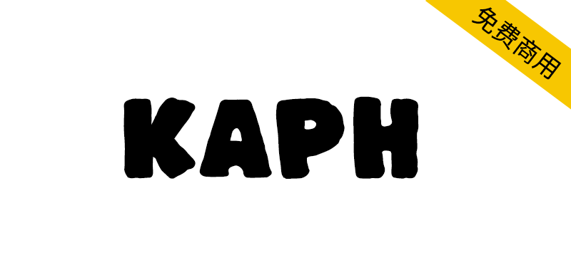 【Kaph】手写可爱风格免费英文字体，2种样式和443个字形